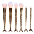 Set 6 Pensule Profesionale Machiaj Mermaid Rose Gold Collection