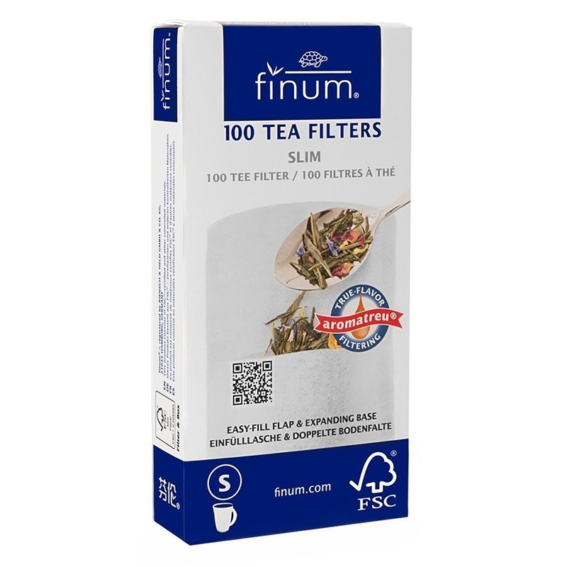 Set 6 x 100 Filtre din Hartie pentru Ceai Slim Finum