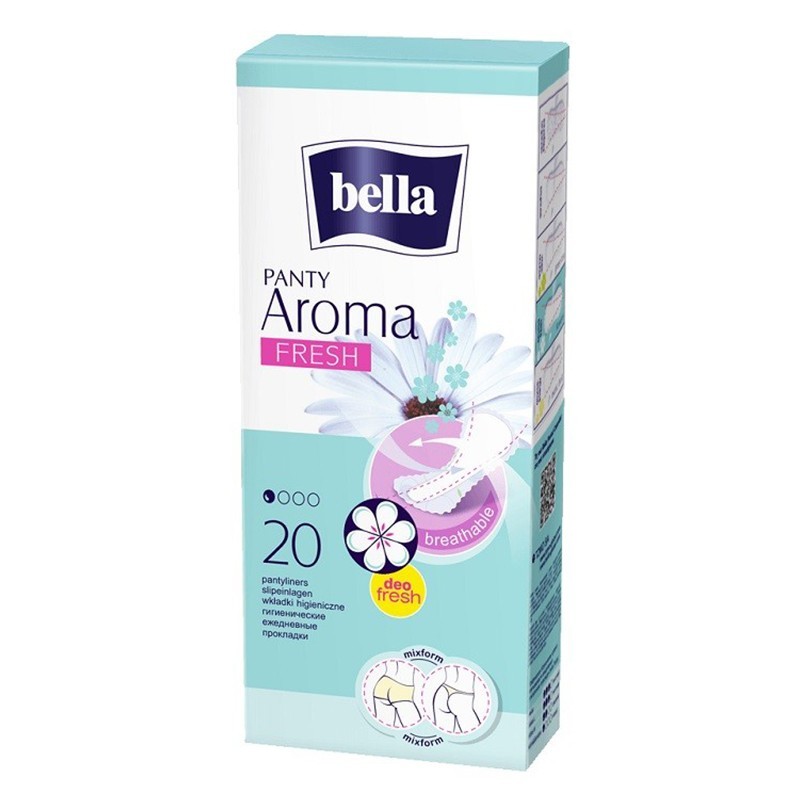 Set 6 x 20 Absorbante Zilnice Panty Aroma Fresh Bella