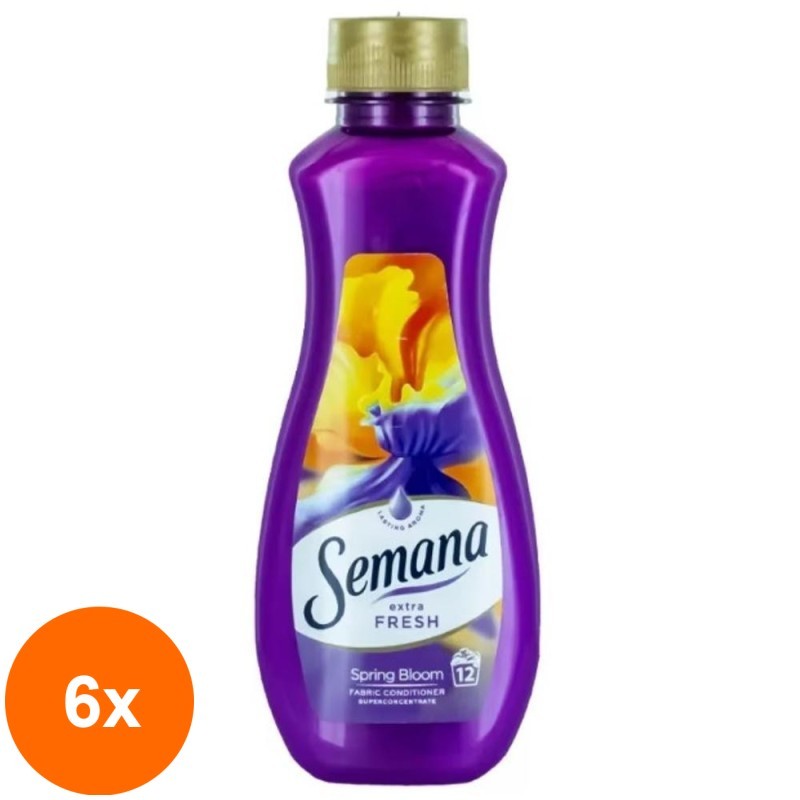 Set 6 x Balsam de Rufe Semana Spring Bloom, 250 ml, 12 Spalari