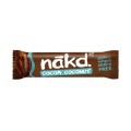 Set 6 x Baton Raw Vegan, Nakd, cu Cacao si Nuca de Cocos, fara Gluten, 35 g