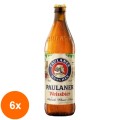 Set 6 x Bere Nefiltrata Hefe Weissbier Paulaner, 5.5 % Alcool, 0.5 l