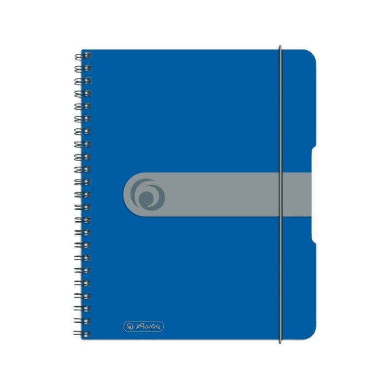 Set 6 x Caiet A5 EOTG cu Spira, 80 File, Matermatica, Albastru