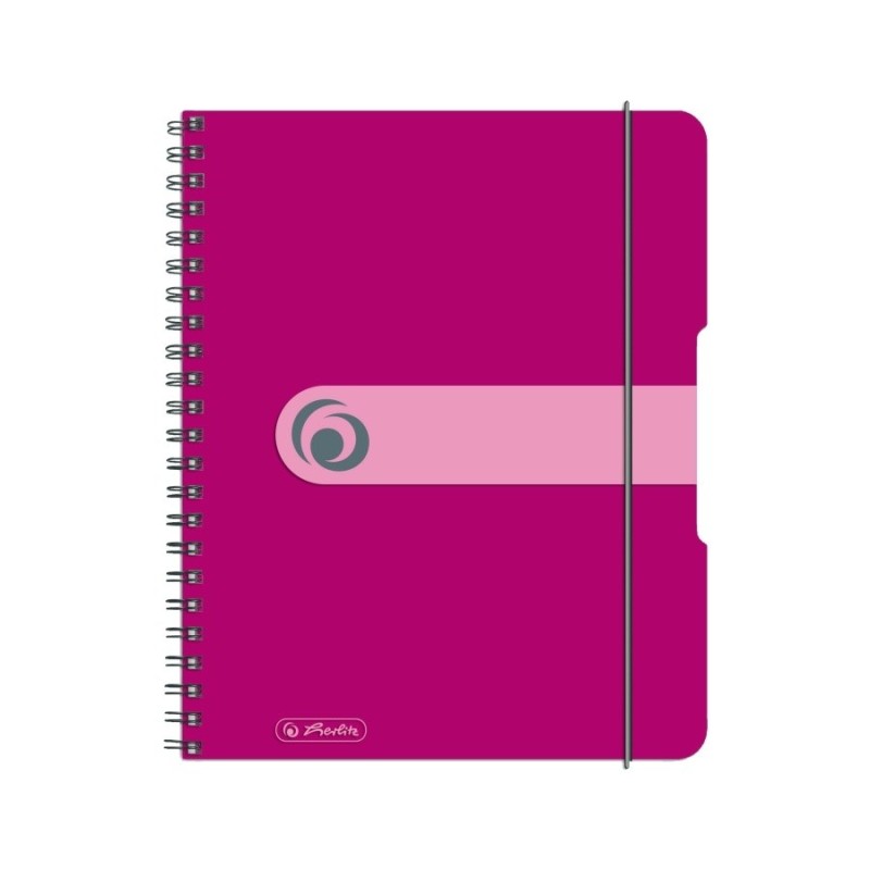 Set 6 x Caiet A5 EOTG cu Spira, 80 File, Matermatica, Mov