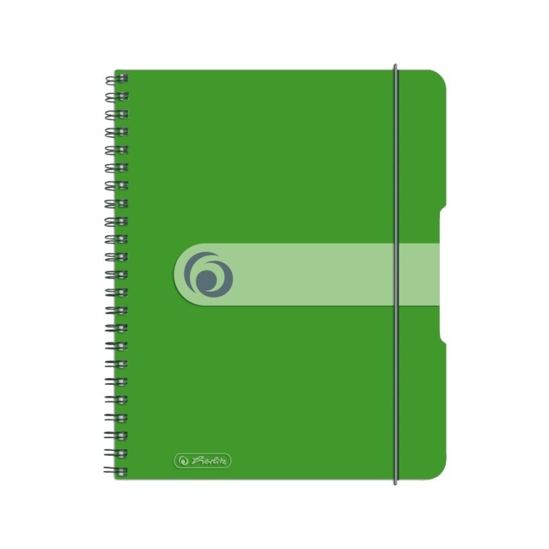 Set 6 x Caiet A5 EOTG cu Spira, 80 File, Matermatica, Verde