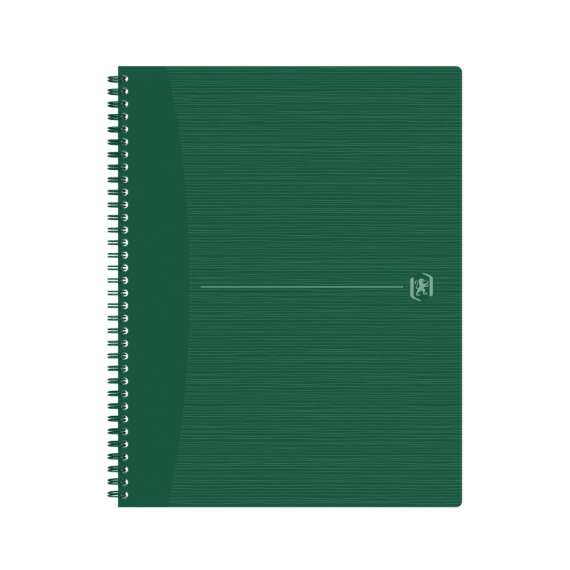 Set 6 x Caiet Oxford Origins, A4 + 70 File, Hartie Optik 90 g / mp, Scribzee, Coperta Flexibila, Margini LINIATE, Dictando, Verd