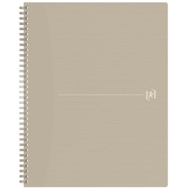 Set 6 x Caiet Oxford Origins A4+, Dictando, 70 de File, Hartie Optik 90g/mp, Spira Dubla, Scribzee, Ecolabel, Coperta Plastifiat