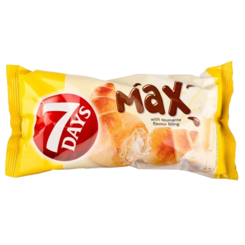 Set 6 x Croissant cu Crema de Sampanie 7 Day's Max, 85 g