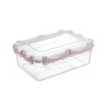 Set 6 x Cutie pentru Alimente, din Plastic, cu Capac etans, 0.40 l, 10 x 14.30 x 6.40 cm, Tuffex TP391