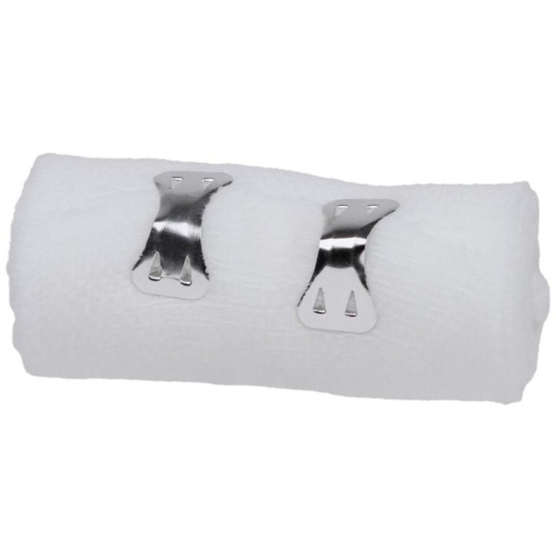 Set 6 x Fasa Elastica Pansament, Prima, cu Cleme, 15 cm x5M