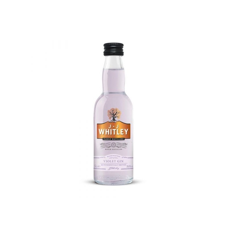 Set 6 x Gin Jj Whitley, Violet Gin, 38.6% Alcool, Miniatura, 0.05 l