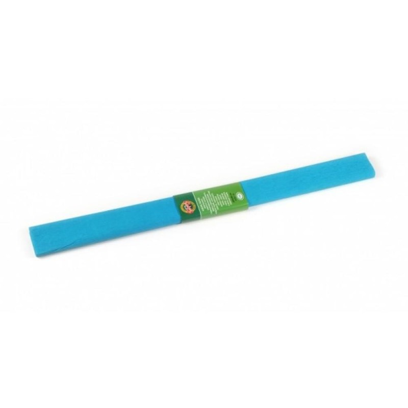 Set 6 x Hartie Creponata Colorata, Albastru Azuriu