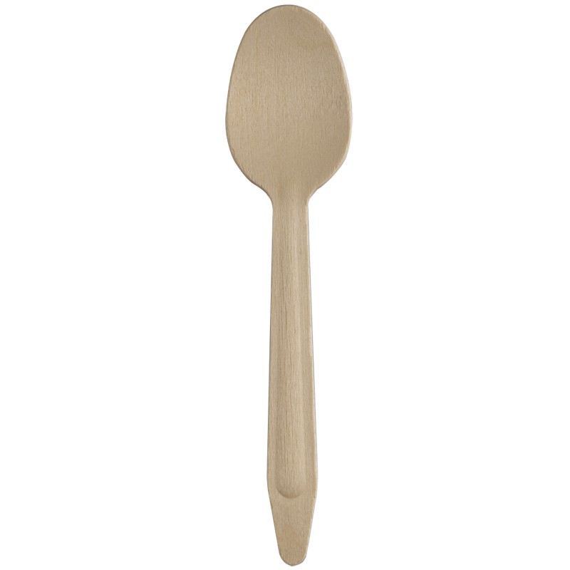 Set 6 x Linguri de Unica Folosinta, Biodegradabile, Lemn, 16.5 cm, 12 Buc