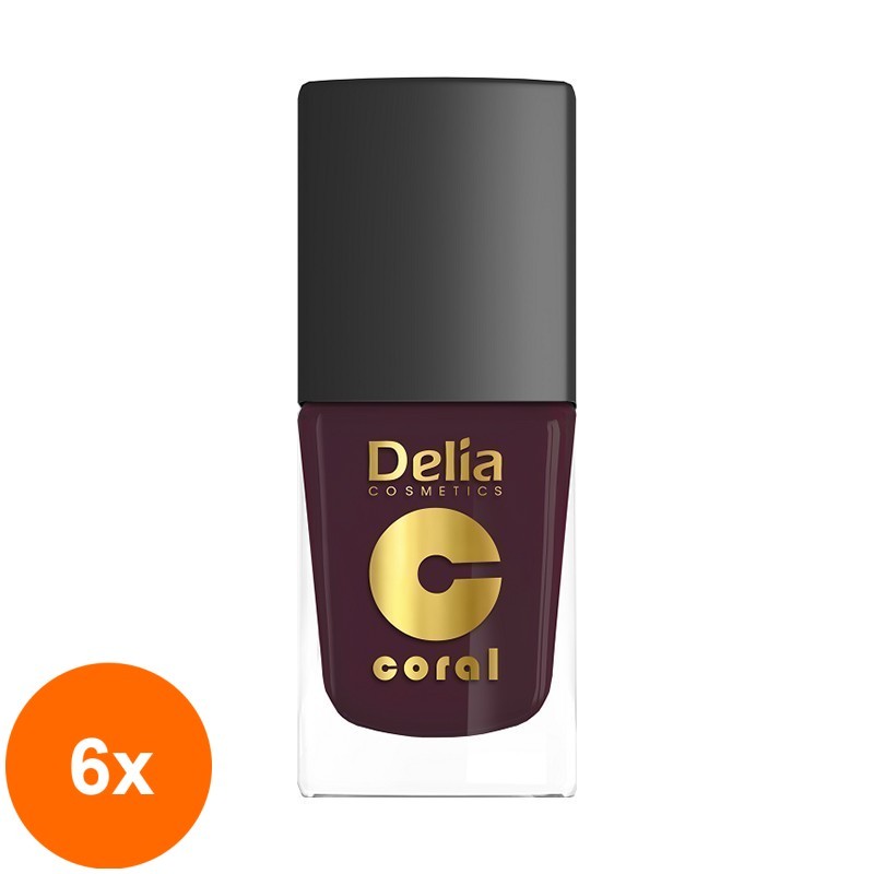 Set 6 x Oja Coral 522 Sweet Plum 11 ml