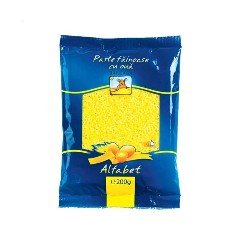 Set 6 x Paste Baneasa Alfabet cu Ou 200 g