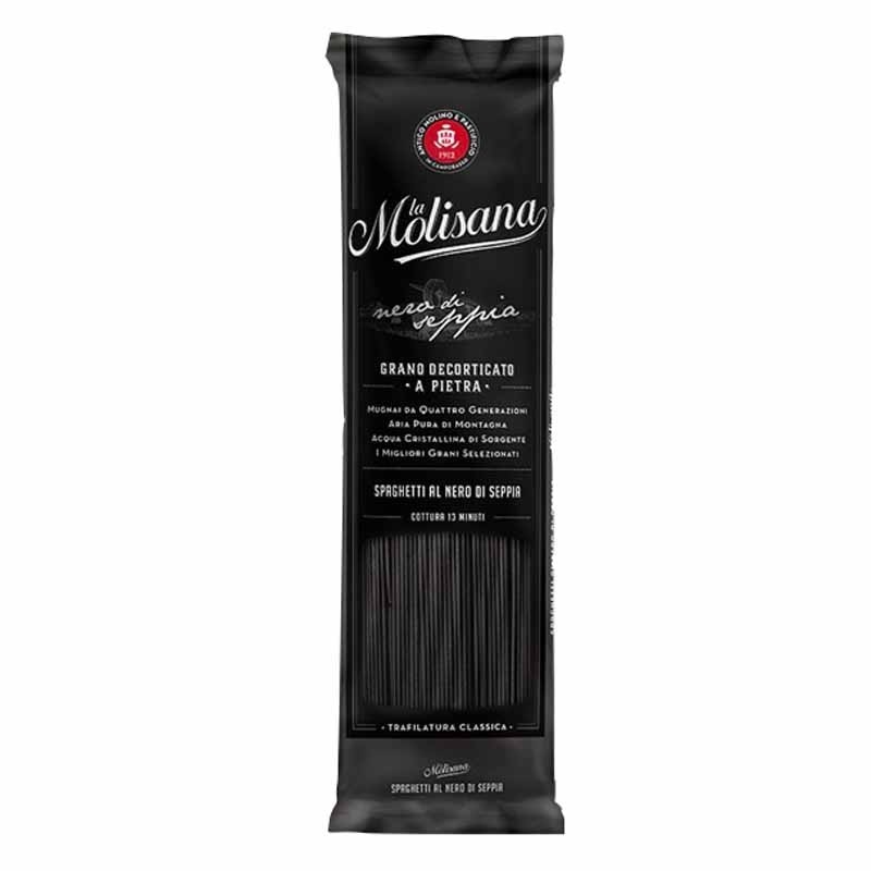 Set 6 x Paste Negre La Molisana, Spaghetti - Nero Di Sepia 500 g