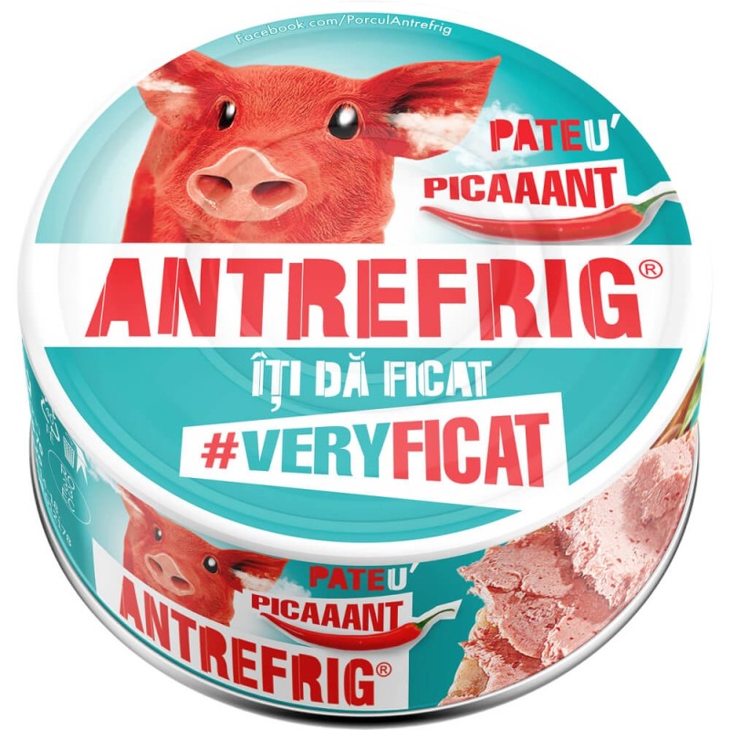 Set 6 x Pate Picant din Ficat de Porc  Antrefrig, 100 g