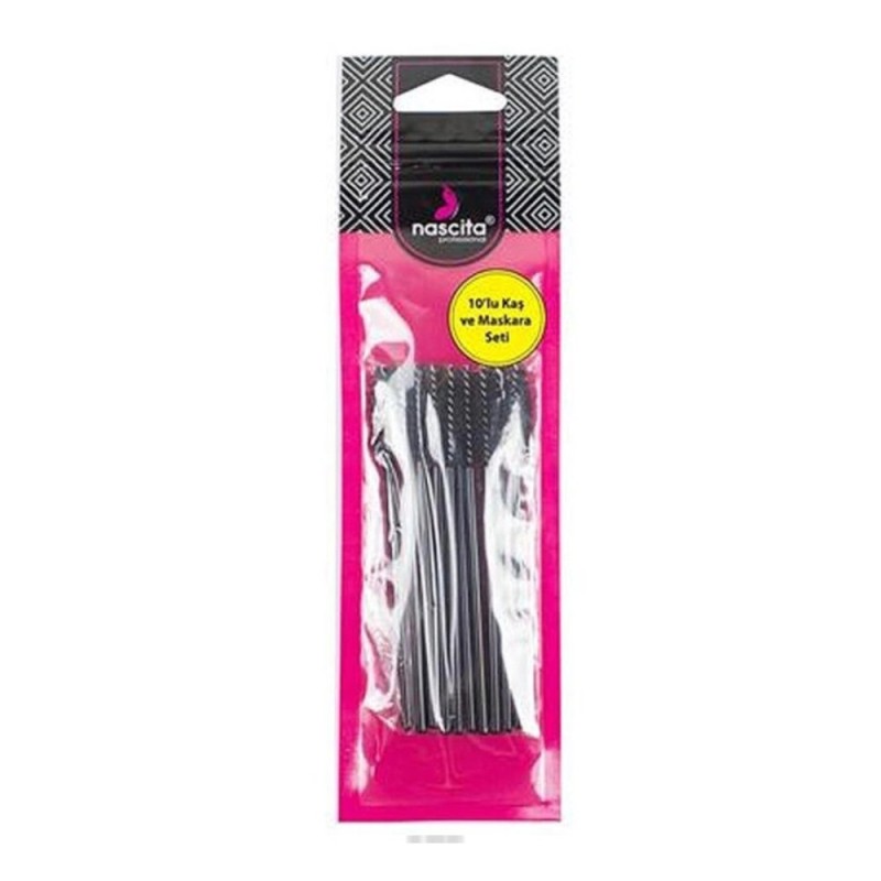 Set 6 x Perii de Unica Folosinta pentru Gene si Sprancene, Nascita Professional, 10 Bucati