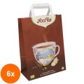 Set 6 x Punga de Hartie Inscriptionata, cu Manere, Yogi Tea