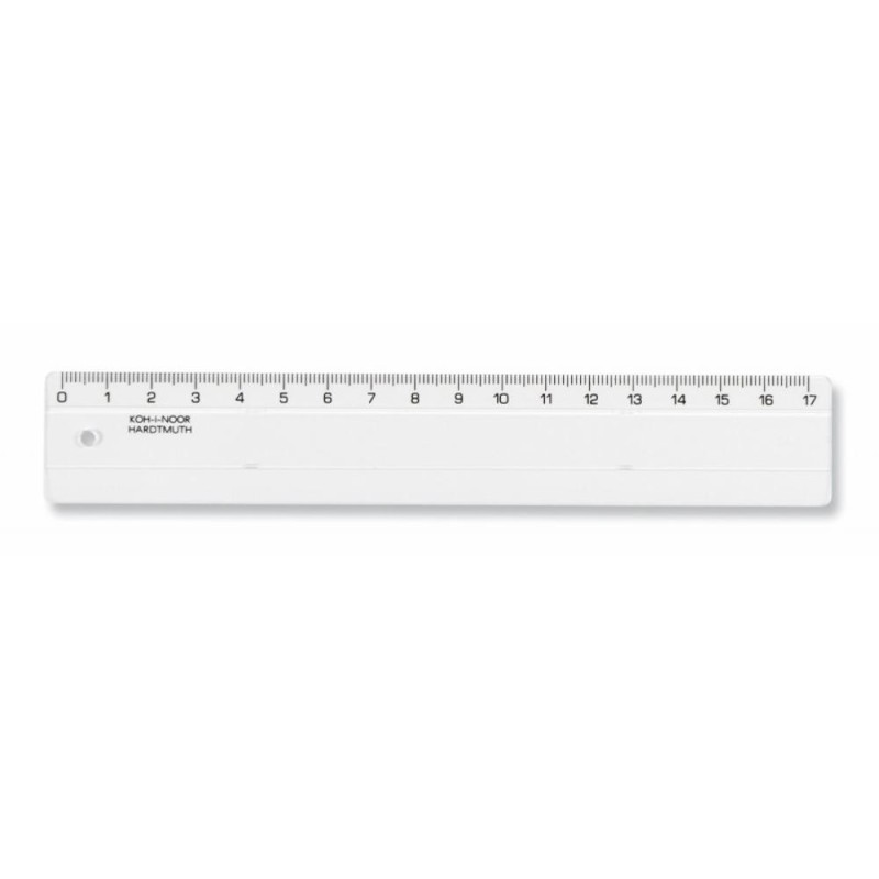 Set 6 x Rigla Plastic Transparent, 17 cm