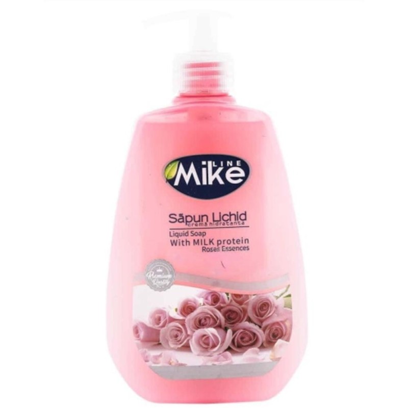 Set 6 x Sapun Lichid Mike, Trandafiri, 500 ml