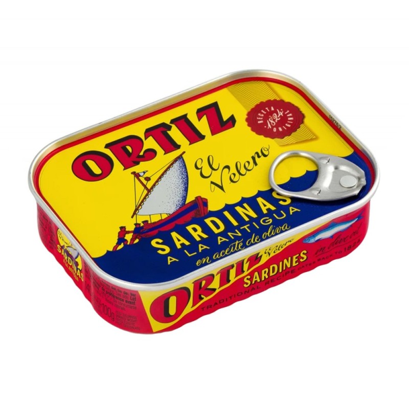 Set 6 x Sardine in Ulei de Masline A La Antigua, Ortiz, 140 g