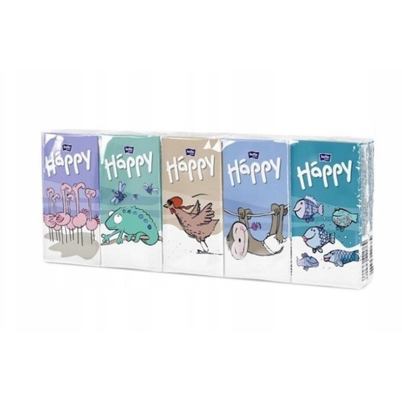 Set 6 x Servetele Hartie Bella Baby Happy, 9 Pachete x 10 Bucati