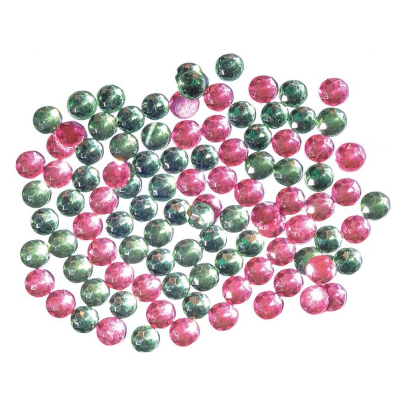 Set 6 x Seturi pentru Artizanat, Pietricele Plastic Rotunde