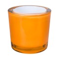 Set 6 x Suport de Sticla Bolsius pentru Tealights 65 x 60 Portocala
