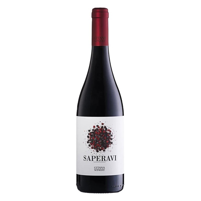 Set 6 x Vin Rosu, Gitana, Saperavi, Sec 0.75 l