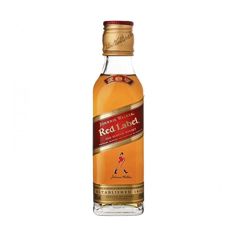 Set 6 x Whisky Johnnie Walker Red 40% Alcool, 0.05 l