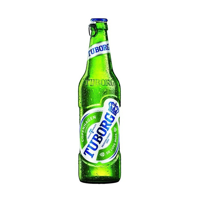 Set 7 x Bere Blonda Tuborg Sticla 0.33 l