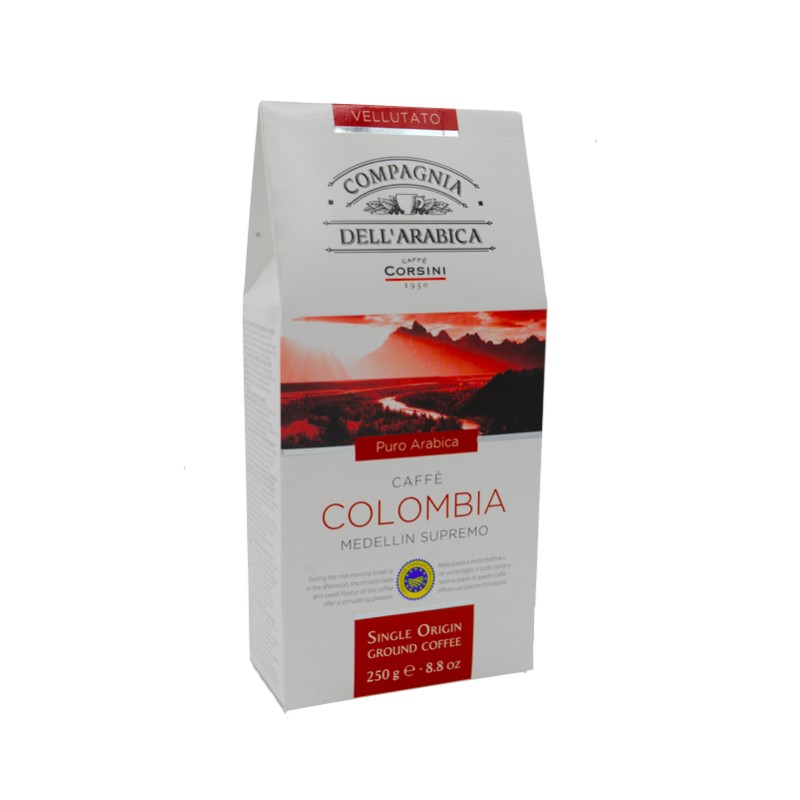 Set 7 x Cafea Macinata Colombia, Corsini Compagnia Dellarabica, 250 g