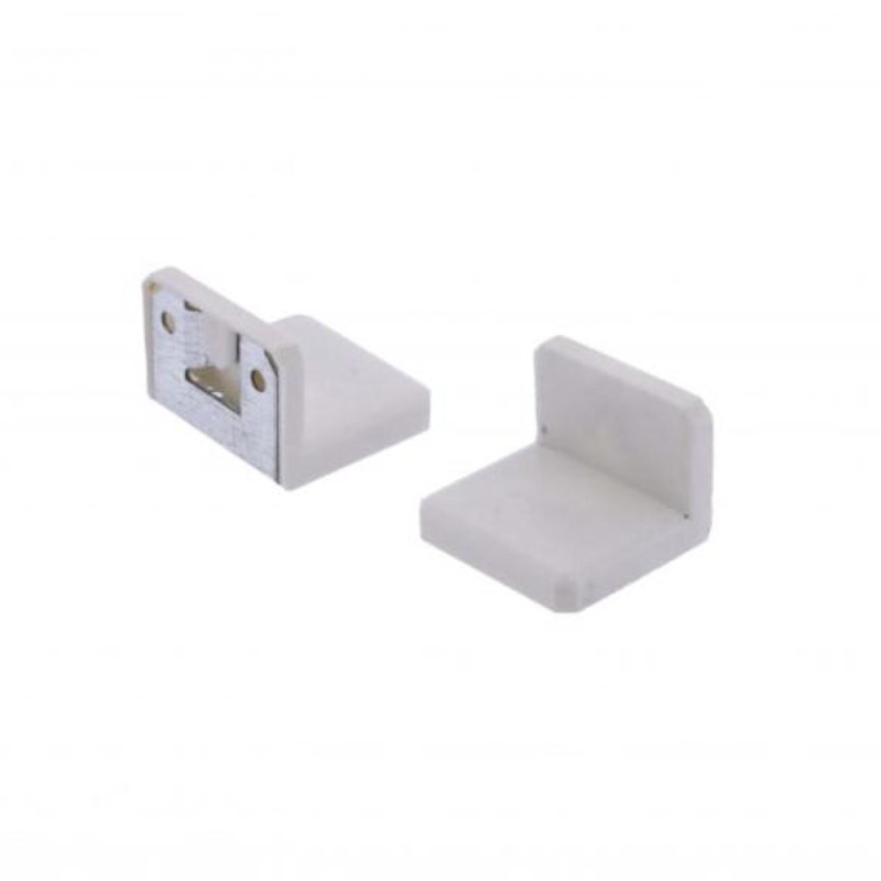 Set 7 x Coltar Suspendare + Capac Plastic Alb Premium