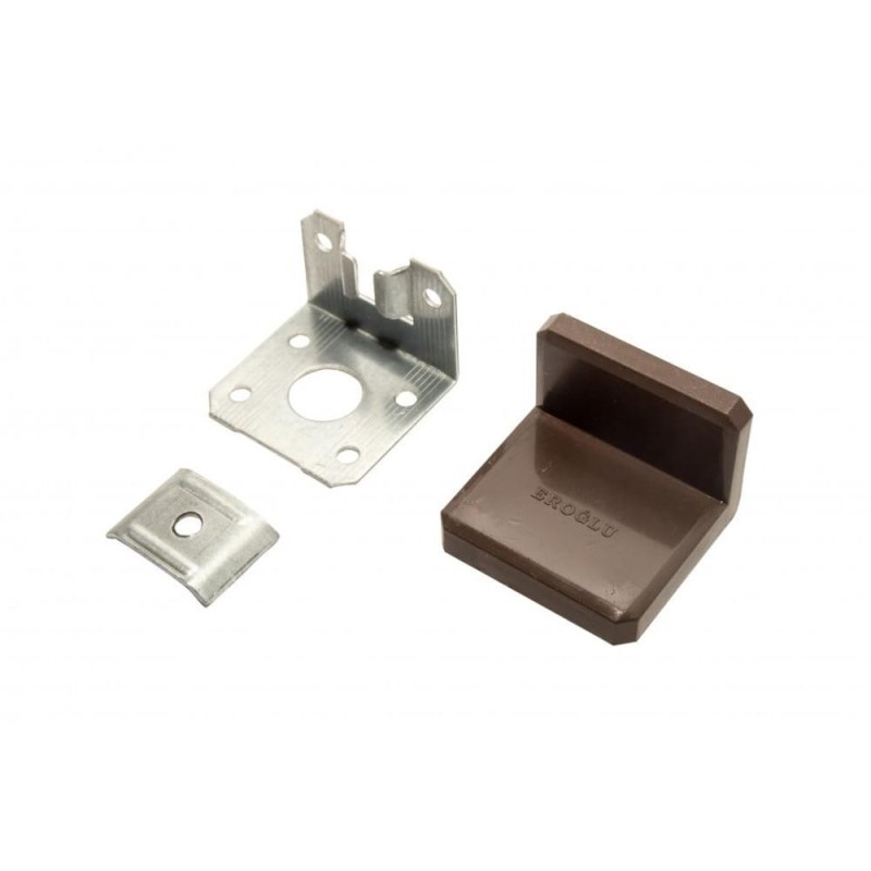 Set 7 x Coltar Suspendare + Capac Plastic Maro Premium