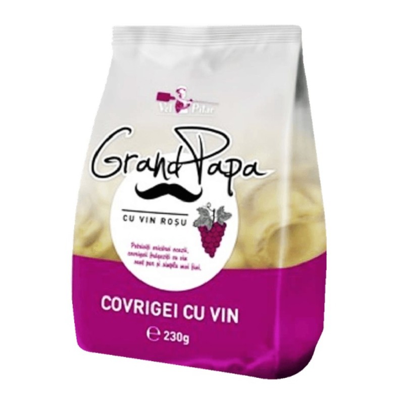 Set 7 x Covrigei Frageziti, Grand Papa, cu Vin Rosu, 230 g