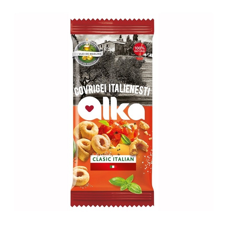 Set 7 x Covrigeii Casei Alka Clasic Italian 100 g
