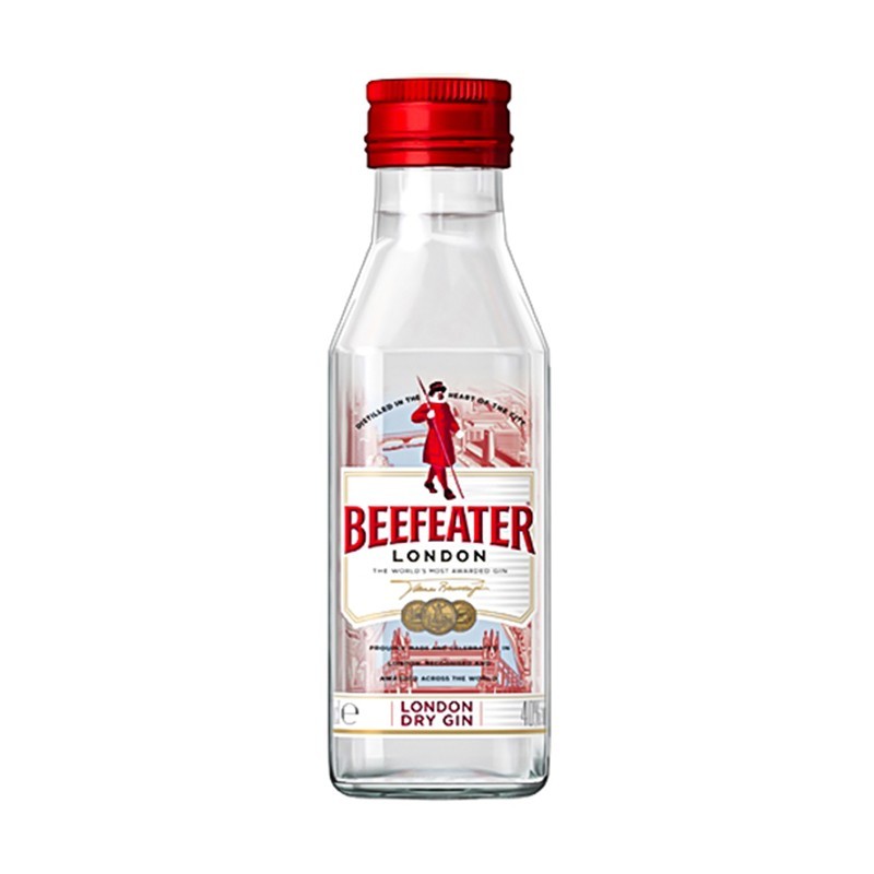 Set 7 x Gin Beefeater London Dry Gin 40%, 50 ml