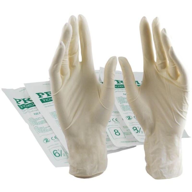 Set 7 x Manusi Chirurgicale Sterile Prima, Nepudrate, Marimea 7