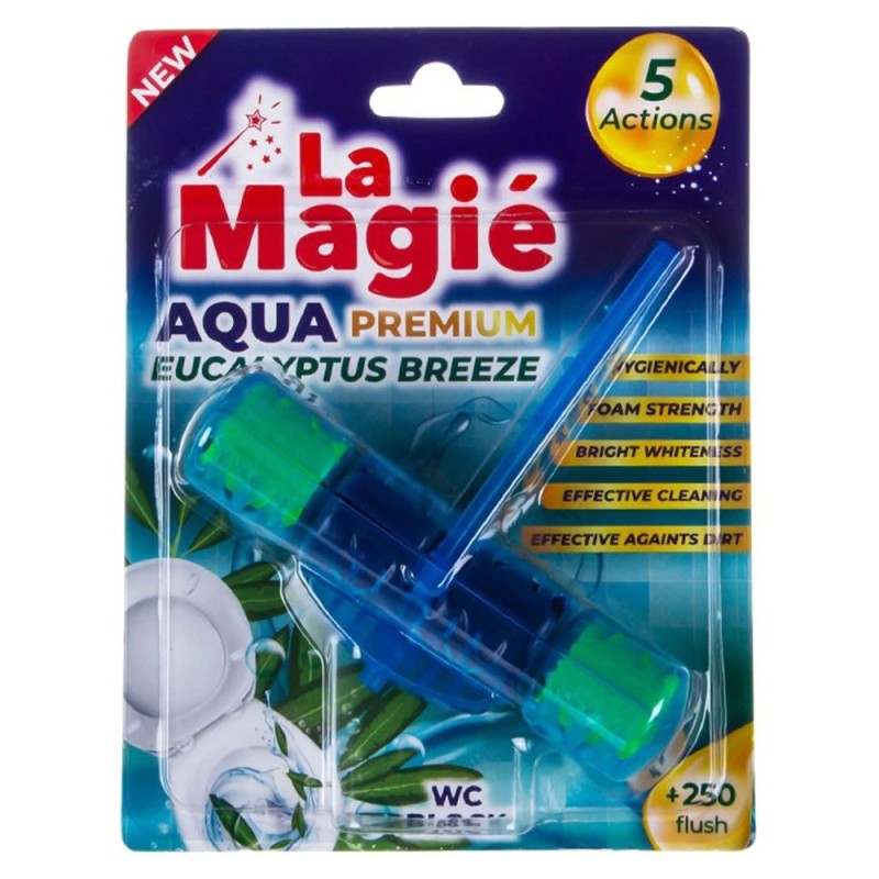 Set 7 x Odorizant pentru Toaleta La Magie Mike Eucalyptus Breeze, 40 g