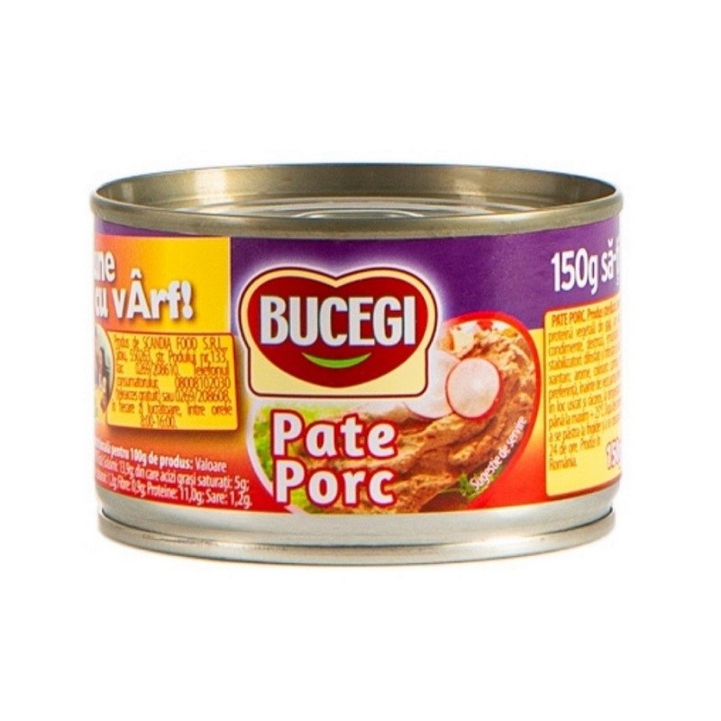 Set 7 x Pate de Porc Bucegi, 150 g