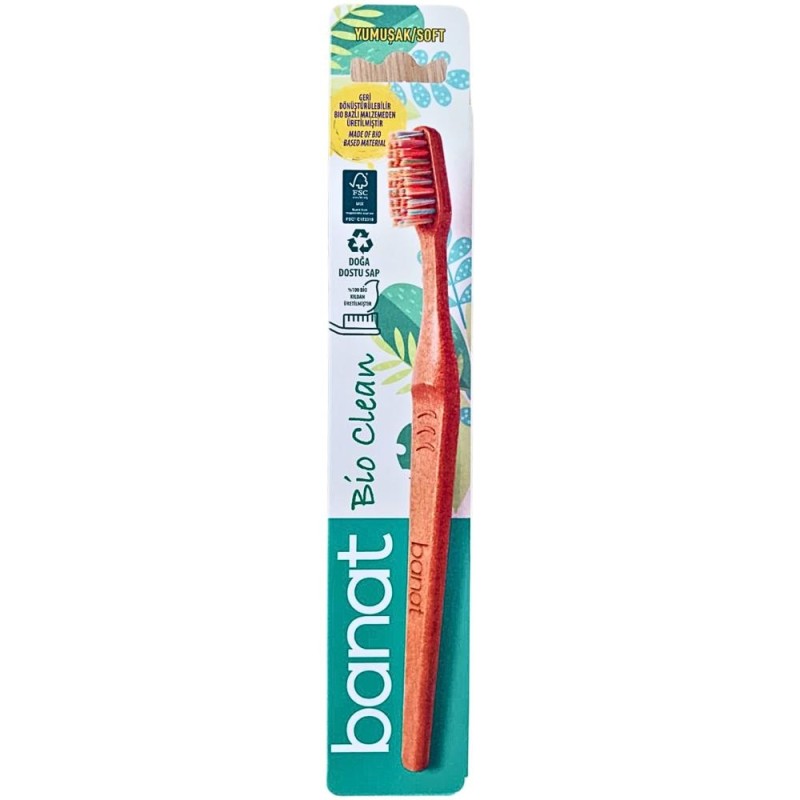 Set 7 x Periuta de Dinti Banat Eco Friendly Bio Clean Soft