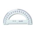 Set 7 x Raportor din Polistiren Transparent 180 / 100 mm, Koh-I-Noor Cristal
