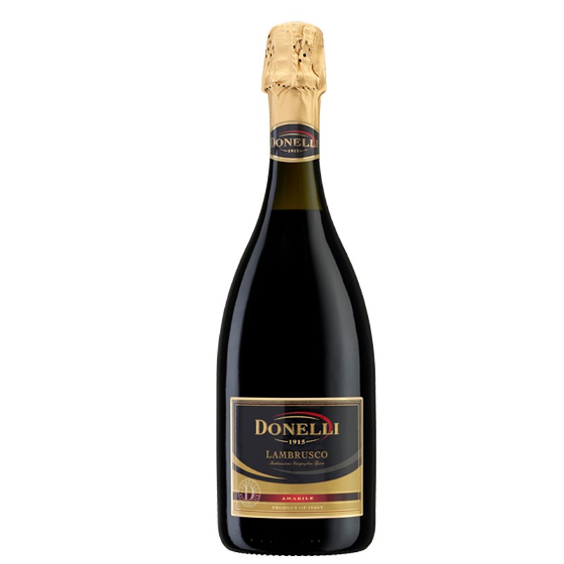 Set 7 x Vin Spumant Rosu Lambrusco IGT Emilia Donelli, 0.75 l