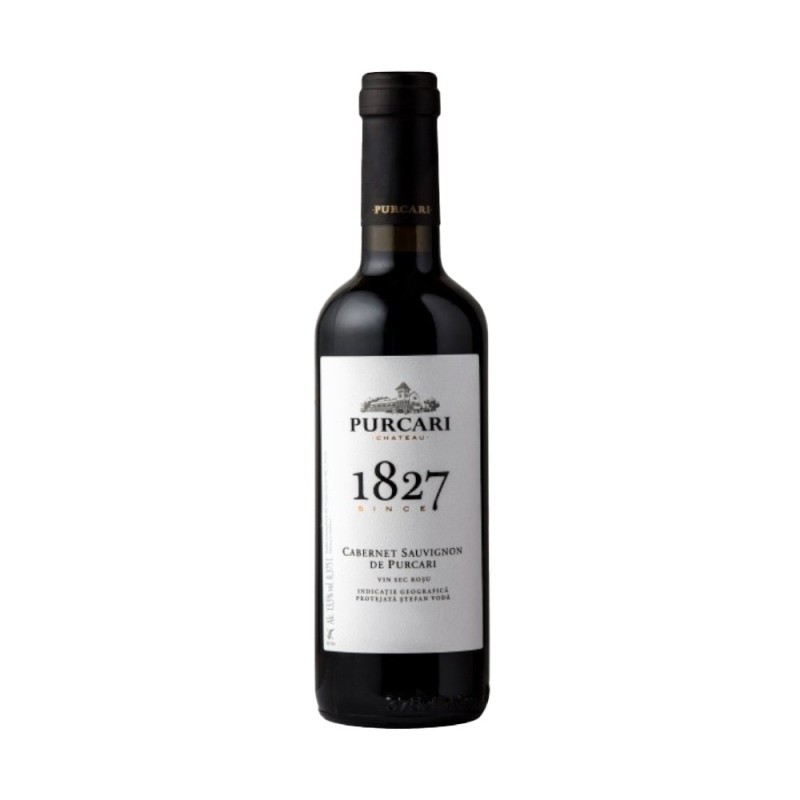 Set 8 Sticle Vin Rosu Purcari 1827 Cabernet Sauvignon Sec, 0.375 l