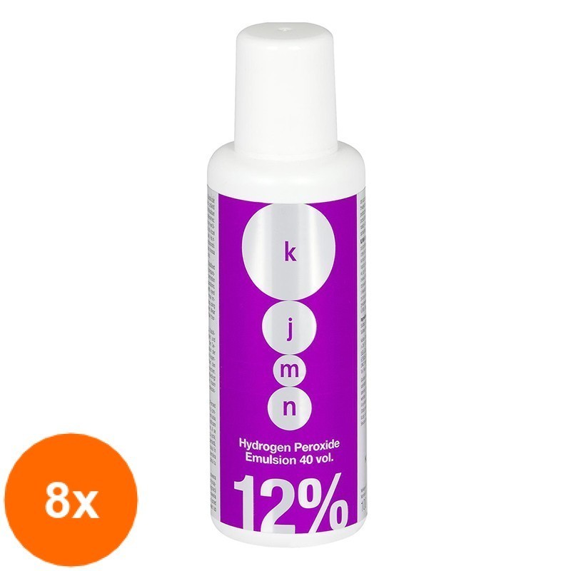 Set 8 x 100 ml Emulsie Oxidanta Crema Kallos KJMN 12 %, 40 Vol
