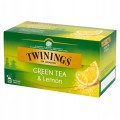 Set 8 X Ceai Verde cu Aroma Lamaie Twinings 25 x 1.6 g