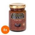 Set 8 x Crema din Masline Negre Simpla Agromonte Pane E Pasta, 200 g