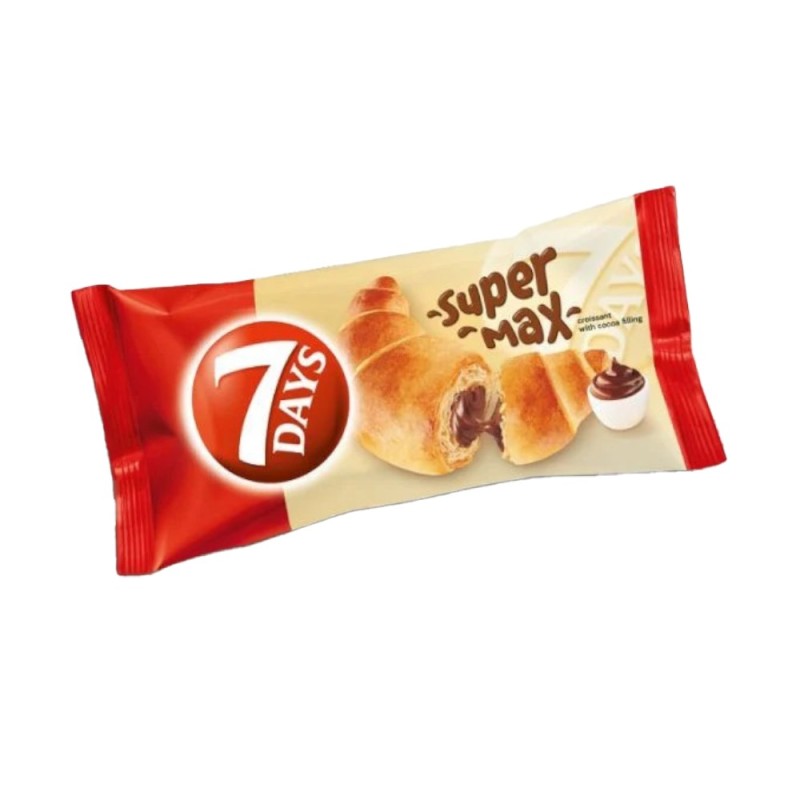 Set 8 x Croissant cu Crema de Cacao, 7 Days Double Super Max, 110 g