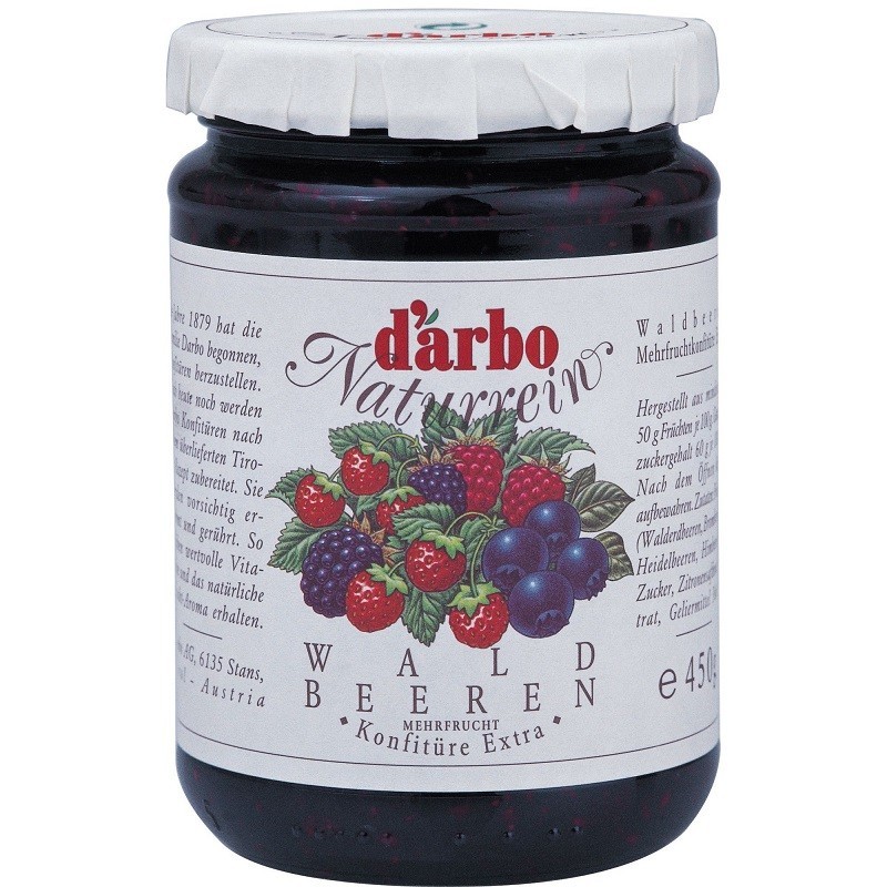 Set 8 x Gem de Fructe de Padure Darbo, 450 g